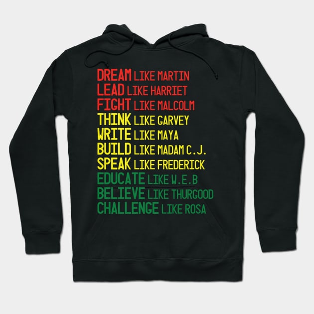 Black Heroes, Civil Rights Leaders, Black Lives Matter, I Can't Breathe Hoodie by UrbanLifeApparel